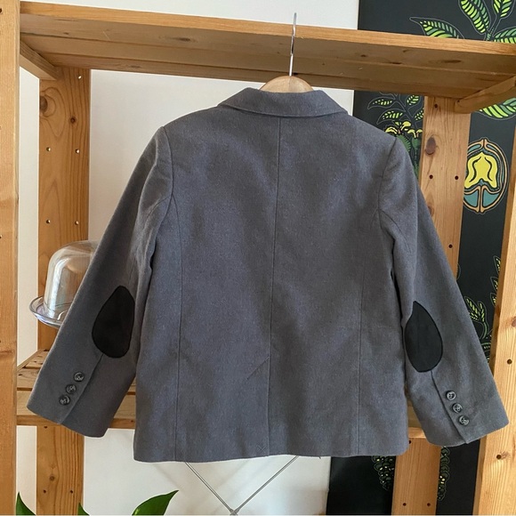 Janie and Jack Gray Blazer With Elbow Patches - Picture 3 of 14